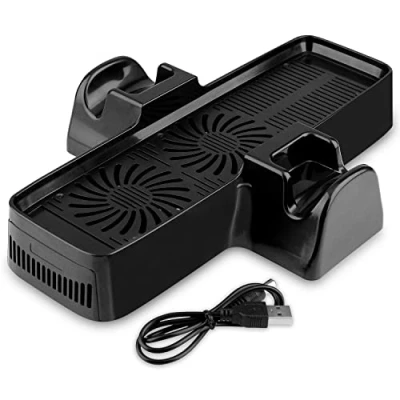 Immagine di OSTENT 3 in 1 Ventola di Raffreddamento USB + Supporto per Controller Console Compatibile con Microsoft Xbox 360 Slim