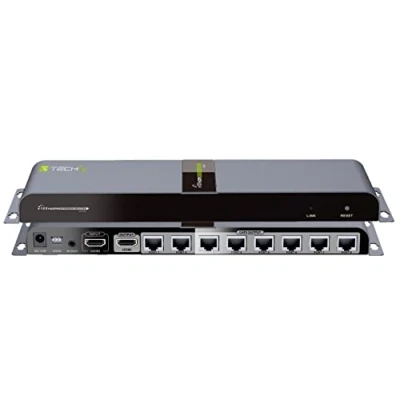Immagine di Techly 028207 Extender Splitter HDMI 1x8 con IR su Cavo Cat. 6 Fino a 40m