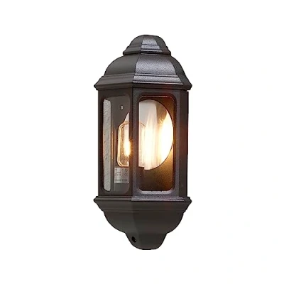 Immagine di Konstsmide 7011 750 Cagliari Lampada da Parete 18x10x36 cm (BxPxH), 1 x 100 W, IP43, Colore Nero Opaco