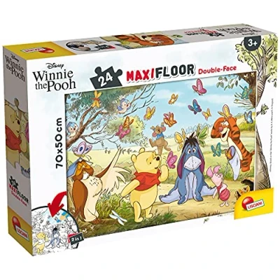 Immagine di Lisciani Giochi Disney Puzzle DF Maxi Floor 24 Winnie The Pooh Bambini, Multicolore, 86665