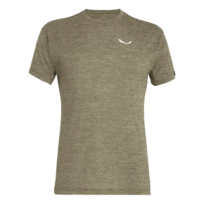Immagine di Salewa PUEZ melange DRY M S/S Tshirt con stampa, Uomo, Taglia: 48, Dark olive