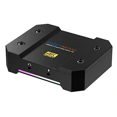 Immagine di DIGITNOW! Scheda di Acquisizione Video, 4K/2K/1080P 120FPS HDR Zero Lag Passthrough, Dispositivo Giochi Full HD USB 3.0,Registrazione e Streaming per PC,PS5,PS4,Xbox,Switch