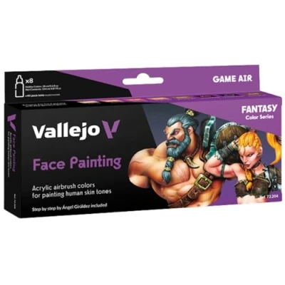 Immagine di Acrylicos Vallejo Game Air Set di colori acrilici per aerografo, 8 x 17 ml, Multicolore