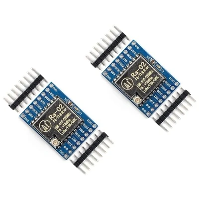 Immagine di TECNOULAB 2 pz SX1278 LoRa 433 MHz Ra 02 Spina di trasmissione wireless a spettro esteso Ra02
