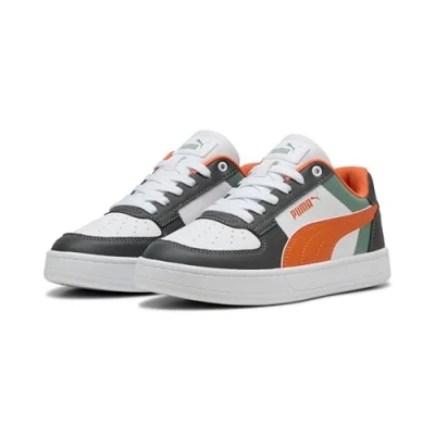 Immagine di PUMA CAVEN 2.0 Block JR, Scarpe da Ginnastica, Green Moon Maple Syrup White, 38.5 EU