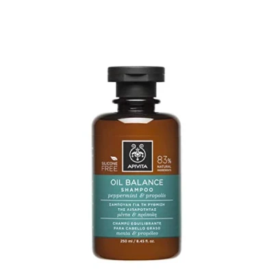 Immagine di Apivita Oily Balance Shampoo with Peppermint &amp; Propolis 250ml…