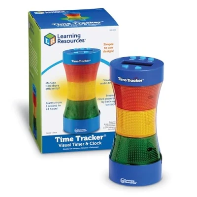 Immagine di Learning Resources Timer Time Tracker 2.0, orologio didattico, cronometro per bambini, aula, giochi educativi autismo