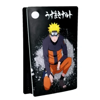 Immagine di Konix Naruto Shippuden Custodia protettiva per console PS5 Silicone Antiurto Antigraffio Motivo Nero