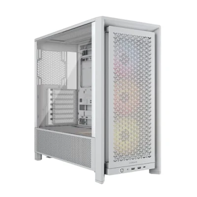 Immagine di CORSAIR FRAME 4000D RS ARGB Case modulare MidTower ATX per PC Flusso d&#039;aria elevato, 3 ventole preinstallate, ASUS BTF, MSI Project Zero, Gigabyte Stealth Bianco