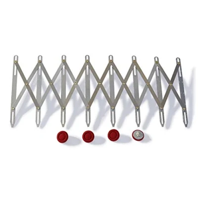 Immagine di simflex MANOMETRO da Cucitura A SPANSIONE, Metallo, Argento, 7.5 x 0.4 15.5 cm