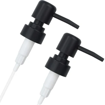 Immagine di 2Pcs Dispenser Sapone Bagno,Pompa di Ricambio,Erogatore Liquido,Dispenser Sapone,Dispenser,Dispenser Liquido,28mm Filettatura,ABS (Nero Opaco)