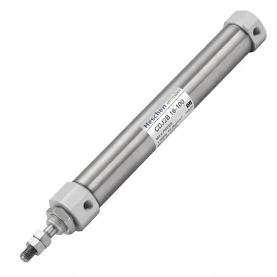 Immagine di Heschen cilindro pneumatico sottile CDJ2B 16 100 M5 porta 16mm foro corsa 100mm