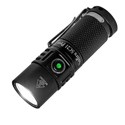 Immagine di Sofirn Ricaricabile Mini Torcia, SC21 Pro torcia con Super Bright 90 CRI LH351D Max Output di 1100 Lumen, piccola luce tascabile EDC