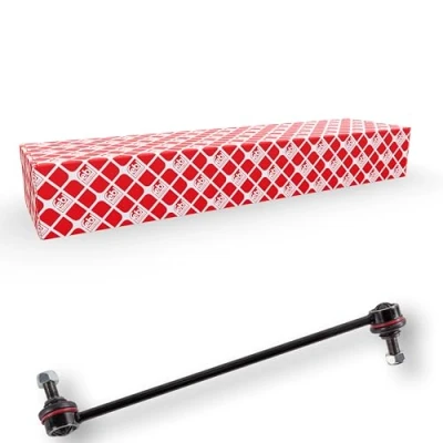 Immagine di febi BILSTEIN 28575 Bielletta barra stabilizzatrice Assale anteriore Sx 341 M12 x 1,25 Plus con dado autobloccante Acciaio nero