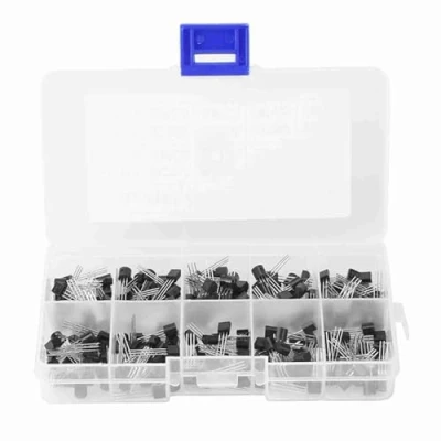 Immagine di 200 Pezzi 10 Valori To‑92 BC327 BC337 BC517 BC547 BC548 BC549 BC550 BC556 BC557 BC558 Npn Pnp Power Assortimento di Transistor per Uso Generale Kit Fai Da Te