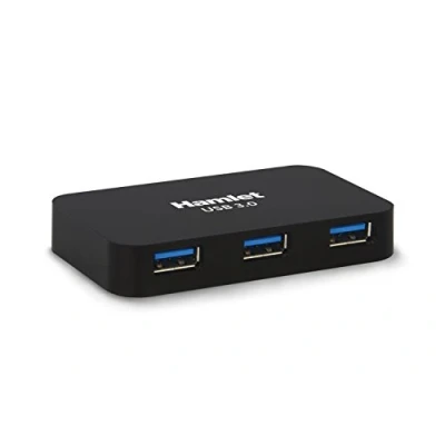 Immagine di HAMLET HUB 4 PORTE USB 3.0 CON ALI 10 W