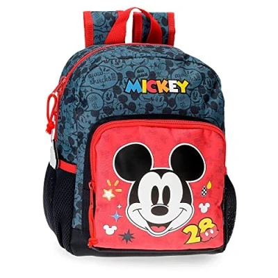 Immagine di Disney Mickey Get Moving Zaino prescolare Multicolore 23x28x10 cm Poliestere 6,44L, multicolore,