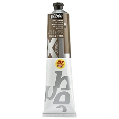 Immagine di PEBEO Fine Studio XL Colore ad Olio per Pittura, Marrone (Giallo Cenere), 200 ml