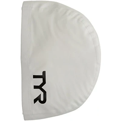 Immagine di TYR LSCCAP 100, Cuffia in Silicone con Tessuto Interno Morbido Unisex Adulto, Bianco, M
