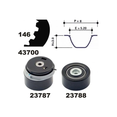Immagine di MAPCO 23700 Kit cinghia di distribuzione 146 OPEL: Zafira B, Astra J Sports Tourer, H Hatchback, FIAT: Croma II Station Wagon, Stilo Hatchback