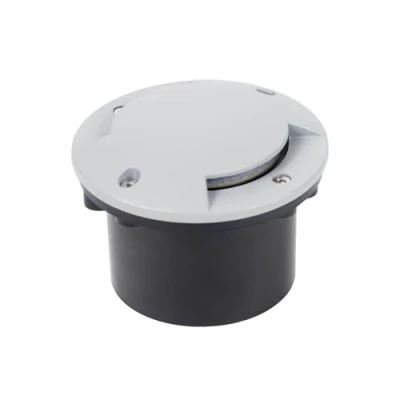 Immagine di Faretto da incasso terra &#039;Nandita&#039; (Moderno) colore Grigio, in Alluminio (1 luce, lampadina inclusa) di Lindby lampada esterni per giardino, terrazzo, balcone e casa