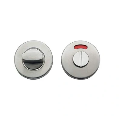 Immagine di Bricard 667027 Coppia di rosette in acciaio inox per coperchio wc, con spia luminosa