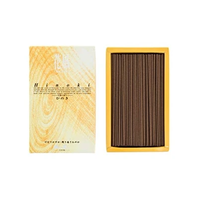Immagine di Nippon Kodo Incenso Giapponese Ka fuh Cipresso Hinoki, Grande scatola di incenso, con Piccolo Fumo