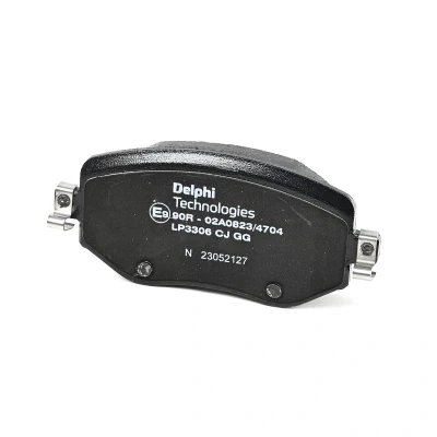 Immagine di DELPHI LP3306 Kit pastiglie freno Predisposto per contatto segnalazione usura con lamierino anticigolío accessori RENAULT: Megane 4