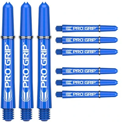 Immagine di TARGET Darts 3 X Sets of PRO Grip Shaft 9 in Total, Alberi per Freccette Unisex, Blu, Intermediate 41mm