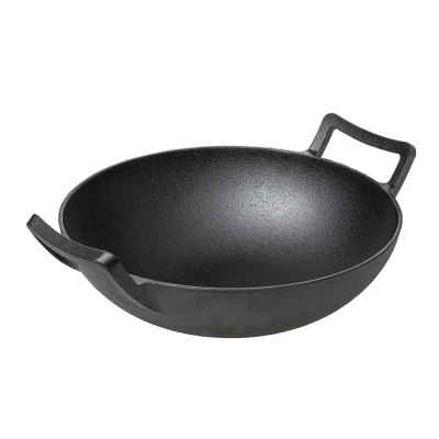 Immagine di Blackwell Wok pan / Wadjan cast iron ø 32 cm without non stick coating Suitable for all Cooktops