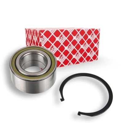 Immagine di FEBI BILSTEIN 172642 Kit Cuscinetto ruota Assale anteriore Sx, Dx con anello sicurezza 74 a sfere obliquo HYUNDAI: Matrix