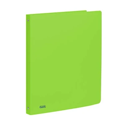 Immagine di Favorit Raccoglitore in Polipropilene Neon, 22 x 30 cm, 4 Anelli Tondi da 15 mm, Verde Fluo