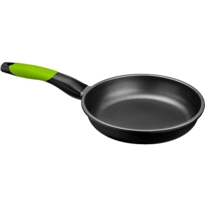 Immagine di BRA, Padella Prior in alluminio pressofuso con rivestimento antiaderente Teflon, 26 cm, Nero (schwarz)