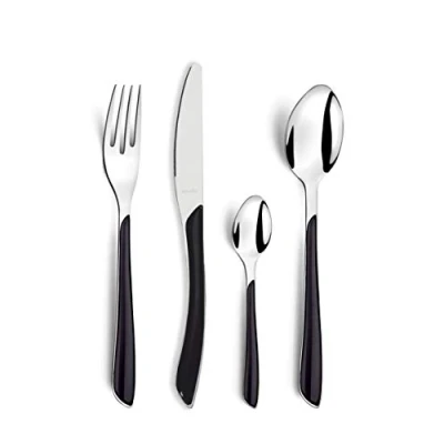 Immagine di Amefa 2214AAWB12C40 Set di posate, 24 pezzi, Nero