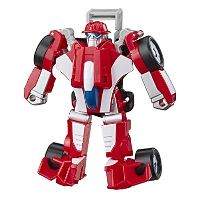 Immagine di Transformers Playskool Heroes Rescue Bots Academy Heatwave The Fire Bot Action figure da 11,4 cm, giocattolo per bambini dai 3 anni in su