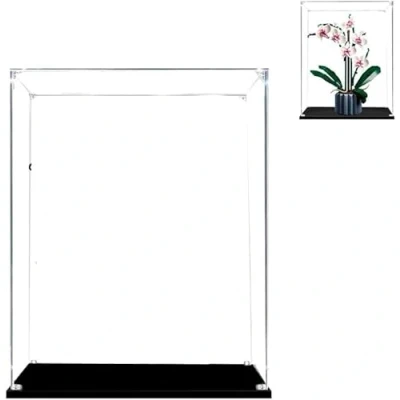 Immagine di vetrina in acrilico per Lego 10311 Building Orchid Plant Decor, trasparente antipolvere (set NON incluso)(3MM)