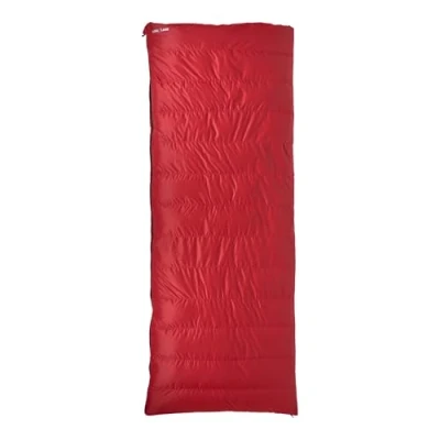 Immagine di LOWLAND OUTDOOR Ranger Lite, Sacco a Pelo in Piuma, Rosso, 210x80 cm