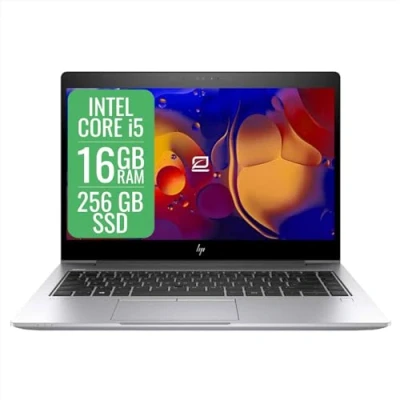 Immagine di HP EliteBook Pc Portatile Notebook Intel i5 8th, Ram 16Gb, SSD 256Gb, Display da 14&quot;, WiFi, BT, Cam, Windows 11 Pro + Libre Office (Ricondizionato)