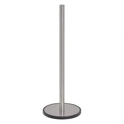 Immagine di Tiger Tune Portarotolo per Rotolo di reserva, Acciaio Inox Spazzolato/Nero, 12.6x35.6x12.6 cm