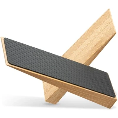 Immagine di Fermaporta da pavimento, Set di 2 in Legno, Blocca porta Bambù, Antiscivolo e Ecologici, Adatti per Tutti i Tipi Superfici, Ferma porte