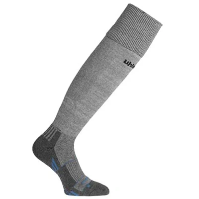 Immagine di uhlsport Uomo Team Pro Player Calzettoni, Uomo, 100369119, dark grey melange/Schwarz, 41 44