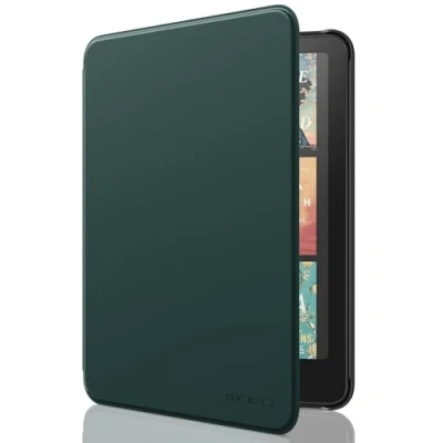 Immagine di MoKo Custodia Compatibile con 7&quot; Kindle Paperwhite (12th Generation 2024) and Colorsoft Signature Edition 2024, Leggera Auto Wake/Sleep per Verde notte