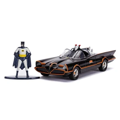 Immagine di Jada Dc Batman Batmobile 1966, 253213002, + 8 Anni, Scala 1:32, Personaggio Incluso
