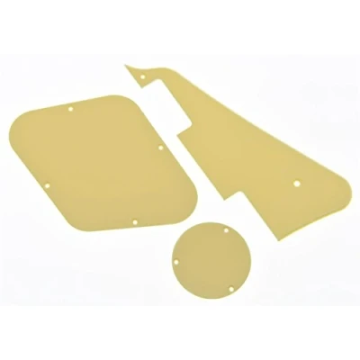 Immagine di KAISH Solid Cream 1 Ply LP Pickguard &amp; Piastra Posteriore Interruttore Cavità Copre per Gibson Les Paul