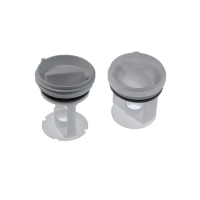 Immagine di Whirlpool Indesit 484000000966 filtro lanuggine lavatrice C00470576 kit pompa 2PZ