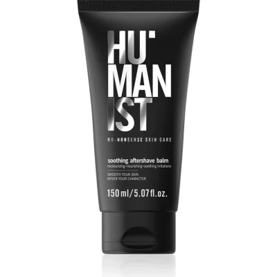 Immagine di HUMANIST Cura per Uomo Balsamo Dopo Barba Lenitivo Idratante Nutriente Burro di Karitè &amp; Allantoina, Olio Semi d&#039;Uva Succo Aloe 150 ml