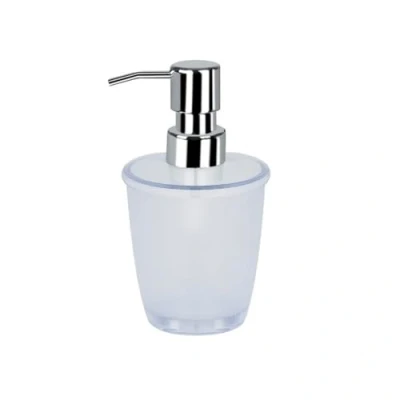 Immagine di Spirella 10.06444 Porta Sapone Liquido Toronto in polistirene, Colore: Trasparente/Bianco