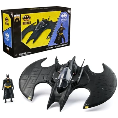 Immagine di Batman, set Batwing e Batman da 10 cm, action figure Returns 1992 1989, articoli collezione 85 anniversario in copie limitate giocattoli per bambini bambine dai 3 anni su