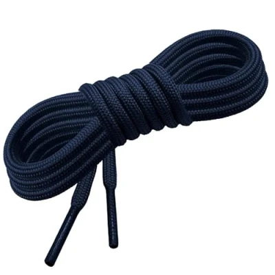Immagine di GOOD STUFF Lacci per Scarpe in Poliestere. Tondi da 120 cm. Perfetti ogni tipo di Calzatura. Belli ed Eleganti Colore Blu