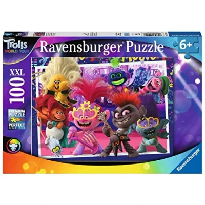 Immagine di Ravensburger Puzzle Trolls 2: Canta a Squarciagola 100 XXL, 12912 6